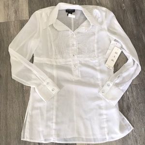 Women’s Crystal Button Blouse
